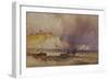 A Paddle-Steamer Leaving Dover Harbour-William Callow-Framed Giclee Print