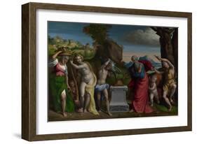 A Pagan Sacrifice, 1526-Benvenuto Tisi Da Garofalo-Framed Giclee Print
