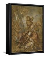 A Pagan Sacrifice, C.1645-50-Giovanni Benedetto Castiglione-Framed Stretched Canvas