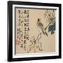 A Page (Bird) from Flowers and Bird, Vegetables and Fruit-Li Shan-Framed Giclee Print