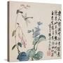 A Page (Dragonfly) from Flowers and Bird, Vegetables and Fruits-Li Shan-Stretched Canvas