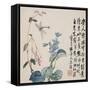 A Page (Dragonfly) from Flowers and Bird, Vegetables and Fruits-Li Shan-Framed Stretched Canvas