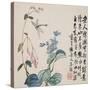 A Page (Dragonfly) from Flowers and Bird, Vegetables and Fruits-Li Shan-Stretched Canvas