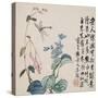 A Page (Dragonfly) from Flowers and Bird, Vegetables and Fruits-Li Shan-Stretched Canvas