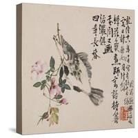 A Page (Fish) from Flowers and Bird, Vegetables and Fruits-Li Shan-Stretched Canvas