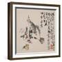 A Page (Fish) from Flowers and Bird, Vegetables and Fruits-Li Shan-Framed Giclee Print