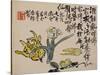A Page (Flower) from Flowers and Bird, Vegetables and Fruit-Li Shan-Stretched Canvas