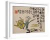 A Page (Flower) from Flowers and Bird, Vegetables and Fruit-Li Shan-Framed Giclee Print