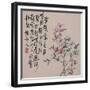 A Page (Flowers) from Flowers and Bird, Vegetables and Fruits-Li Shan-Framed Giclee Print