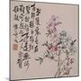A Page (Flowers) from Flowers and Bird, Vegetables and Fruits-Li Shan-Mounted Giclee Print