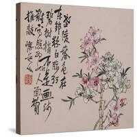 A Page (Flowers) from Flowers and Bird, Vegetables and Fruits-Li Shan-Stretched Canvas