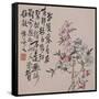 A Page (Flowers) from Flowers and Bird, Vegetables and Fruits-Li Shan-Framed Stretched Canvas