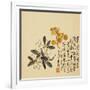 A Page (Flowers) from Flowers and Bird, Vegetables and Fruits-Li Shan-Framed Giclee Print