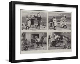 A Page for the Children-Robert Barnes-Framed Giclee Print