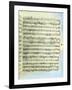 A Page from One of the Only Two Copies known to Exist of the First Printing of Handel's Messiah in-null-Framed Giclee Print