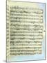 A Page from One of the Only Two Copies known to Exist of the First Printing of Handel's Messiah in-null-Mounted Giclee Print
