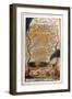 A page from 'Songs-William Blake-Framed Giclee Print