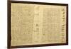 A Page from the Codex Leicester, 1508-12-Leonardo da Vinci-Framed Giclee Print