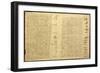 A Page from the Codex Leicester, 1508-12-Leonardo da Vinci-Framed Giclee Print