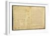 A Page from the Codex Leicester, 1508-12-Leonardo da Vinci-Framed Giclee Print