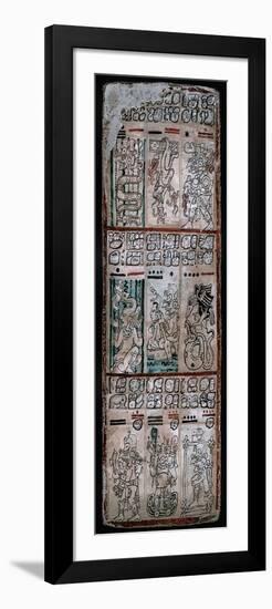 A Page from the Dresden Codex, Maya Manuscript, 1901-null-Framed Giclee Print