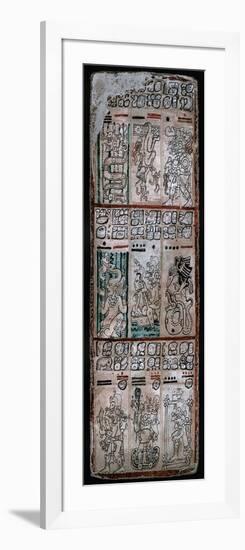 A Page from the Dresden Codex, Maya Manuscript, 1901-null-Framed Giclee Print