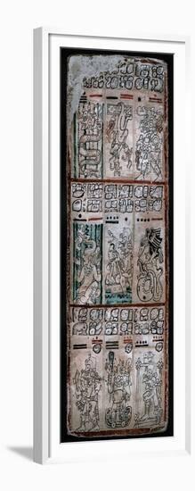 A Page from the Dresden Codex, Maya Manuscript, 1901-null-Framed Giclee Print