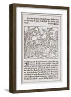 A Page from 'The Game of the Chesse' Printed by Caxton in 1480-null-Framed Giclee Print