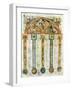 A Page of the Eusebian Canons, C800 Ad-null-Framed Premium Giclee Print