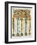 A Page of the Eusebian Canons, C800 Ad-null-Framed Giclee Print