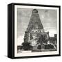 A Pagoda at Tanjore-null-Framed Stretched Canvas