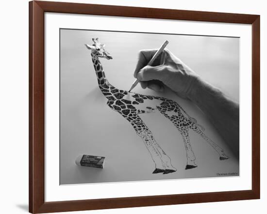 A Pain in the Neck-Thomas Barbey-Framed Giclee Print