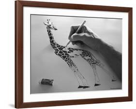 A Pain in the Neck-Thomas Barbey-Framed Giclee Print