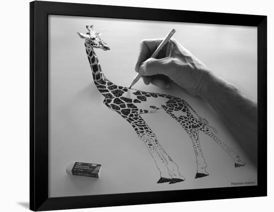 A Pain in the Neck-Thomas Barbey-Framed Giclee Print