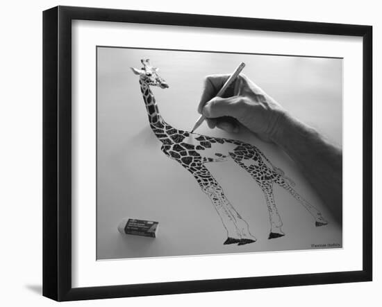 A Pain in the Neck-Thomas Barbey-Framed Giclee Print