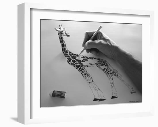 A Pain in the Neck-Thomas Barbey-Framed Giclee Print