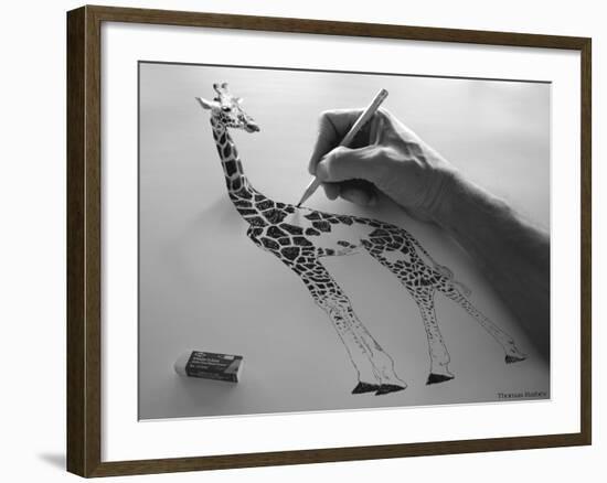 A Pain in the Neck-Thomas Barbey-Framed Giclee Print