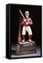 A Painted and Carved Baseball Player Tobacco Figure, circa 1875-null-Framed Stretched Canvas