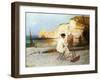 A Painter by the Sea Side, C.1885-William Henry Lippincott-Framed Giclee Print