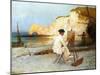A Painter by the Sea Side, C.1885-William Henry Lippincott-Mounted Giclee Print