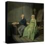 A Painter with His Wife-Wybrand Hendriks-Stretched Canvas