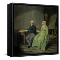 A Painter with His Wife-Wybrand Hendriks-Framed Stretched Canvas