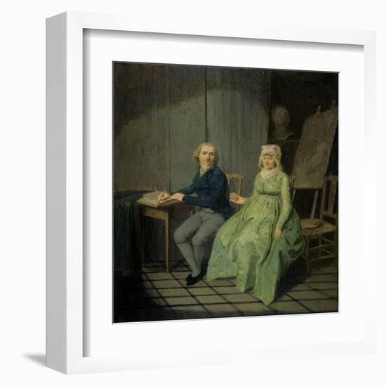 A Painter with His Wife-Wybrand Hendriks-Framed Art Print