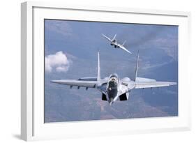 A Pair of Bulgarian Air Force Mig-29S Aircraft over Bulgaria-Stocktrek Images-Framed Photographic Print