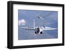 A Pair of Bulgarian Air Force Mig-29S Aircraft over Bulgaria-Stocktrek Images-Framed Photographic Print