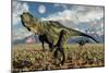 A Pair of Carnivorous Yangchuanosaurus Dinosaurs-null-Mounted Premium Giclee Print