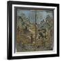 A Pair of Chinese Cloisonne Enamel Landscape Panels-null-Framed Giclee Print