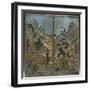 A Pair of Chinese Cloisonne Enamel Landscape Panels-null-Framed Giclee Print