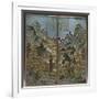 A Pair of Chinese Cloisonne Enamel Landscape Panels-null-Framed Giclee Print