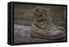 A Pair of Combat Boots Belonging to a U.S. Marine Corps Sergeant-null-Framed Stretched Canvas